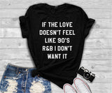 New! 90's R&B Hipster Graphic Tee