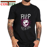 LIL PEEP Tribute Skull Design Graphic Tee