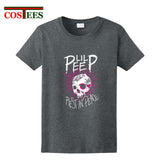 LIL PEEP Tribute Skull Design Graphic Tee