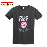 LIL PEEP Tribute Skull Design Graphic Tee