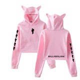 New! Billie Eilish Crop Top Hoodies