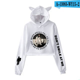 New! Billie Eilish Crop Top Hoodies