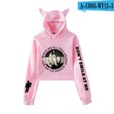 New! Billie Eilish Crop Top Hoodies