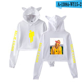 New! Billie Eilish Crop Top Hoodies