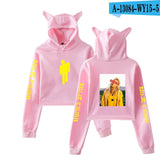 New! Billie Eilish Crop Top Hoodies