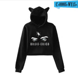 New! Billie Eilish Crop Top Hoodies