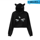 New! Billie Eilish Crop Top Hoodies