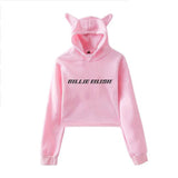 New! Billie Eilish Crop Top Hoodies
