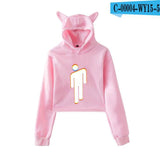New! Billie Eilish Crop Top Hoodies