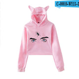 New! Billie Eilish Crop Top Hoodies
